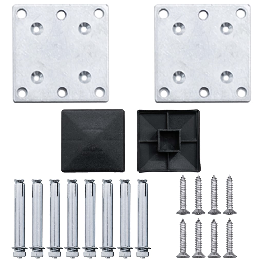 Garden Fence WPC 526x106 cm Grey