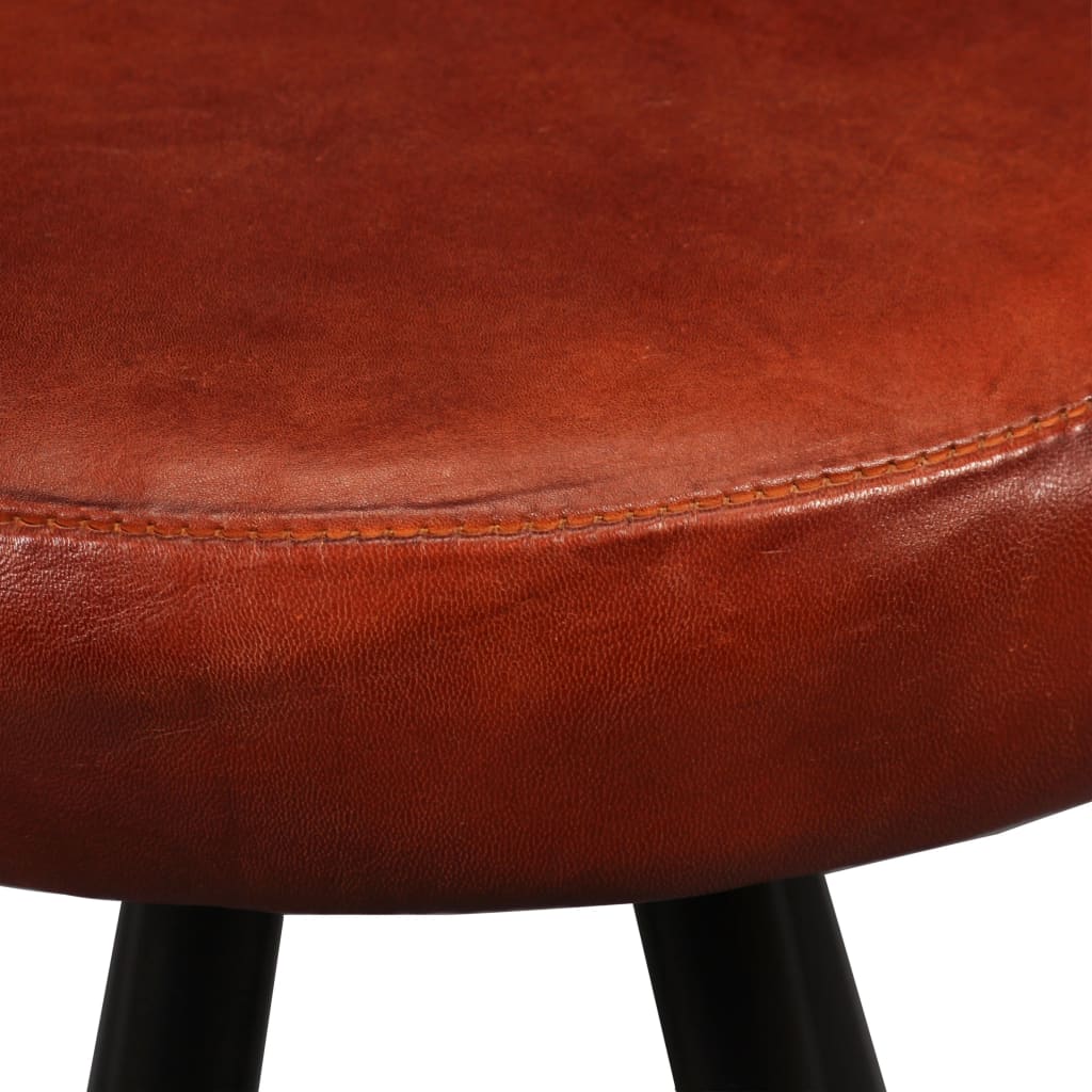 9 Piece Bar Set Solid Reclaimed Wood and Genuine Leather