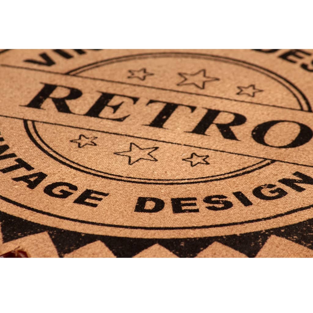 9 Piece Bar Set Solid Reclaimed Wood Genuine Leather & Canvas