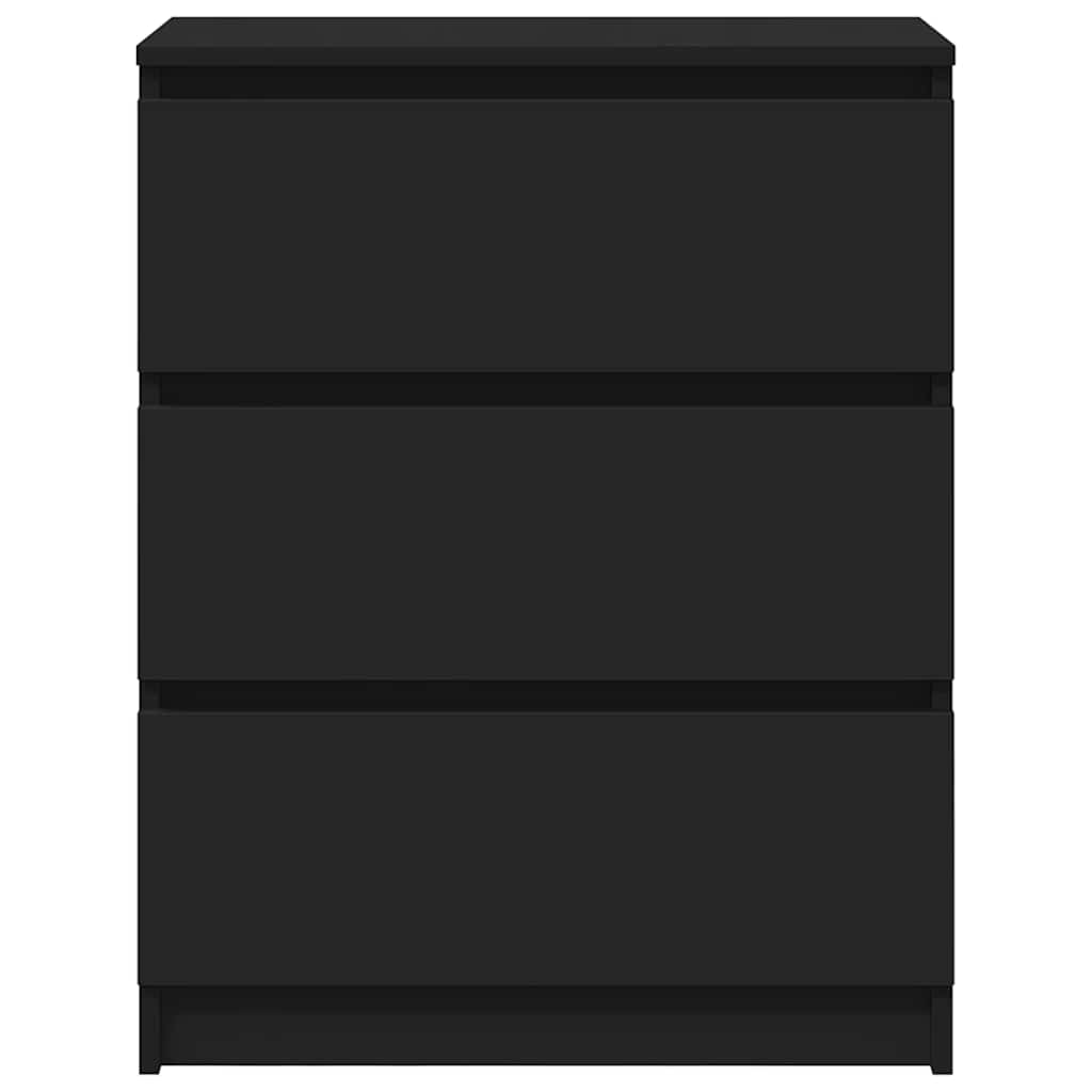 Sideboard Black 60x35x76 cm Engineered Wood