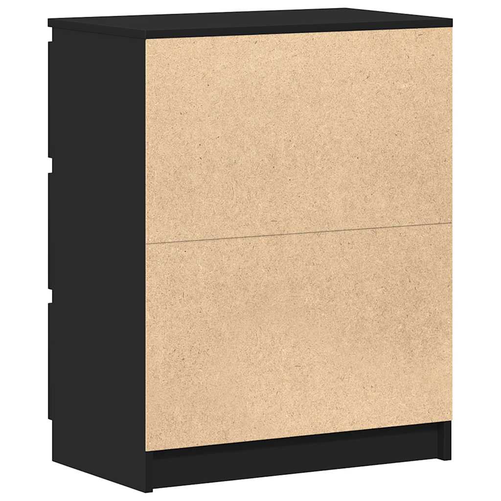 Sideboard Black 60x35x76 cm Engineered Wood