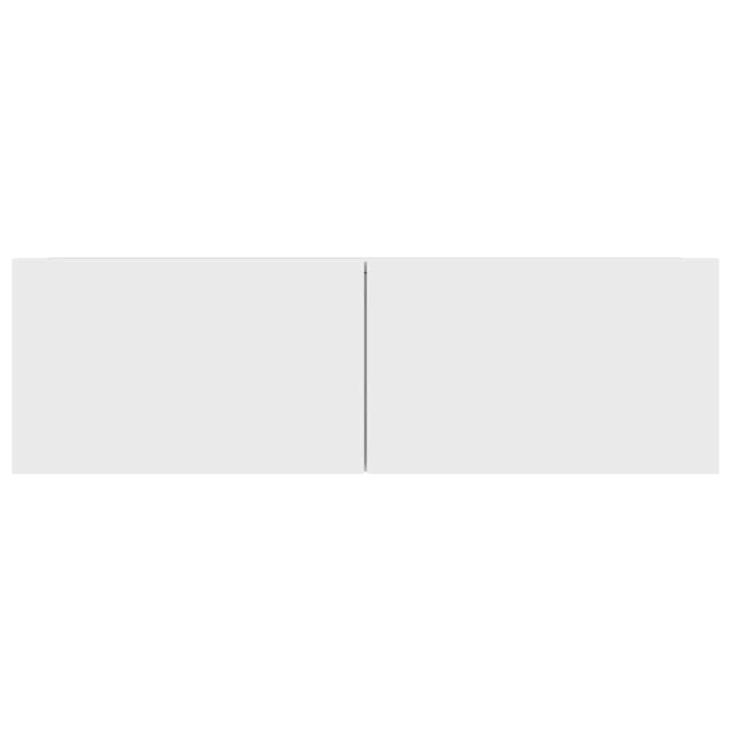 TV Cabinet White 100x30x30 cm Engineered Wood