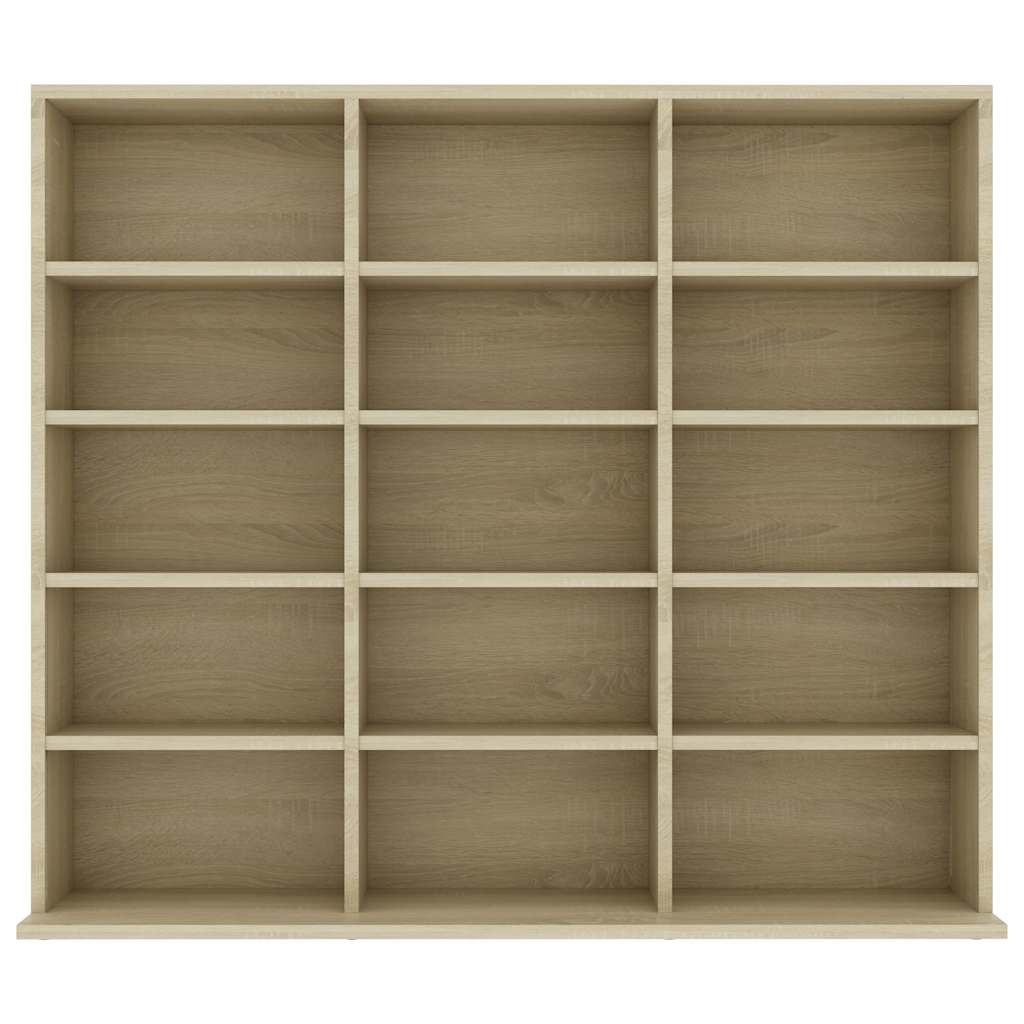 CD Cabinet Sonoma Oak 100x23x89.5 cm Engineered Wood