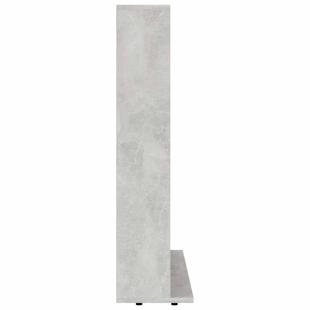 CD Cabinet Concrete Grey 100x23x89.5 cm Engineered Wood