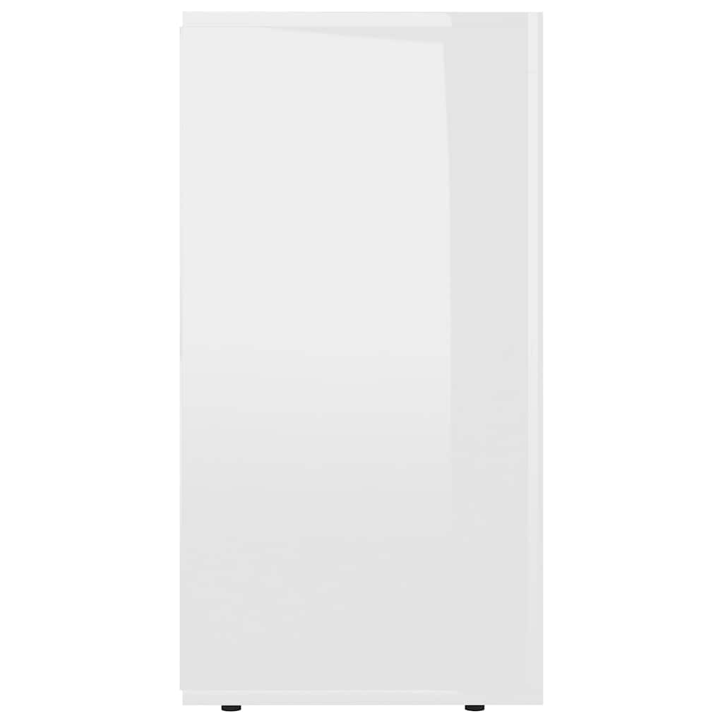 Sideboard High Gloss White 120x36x69 cm Engineered Wood