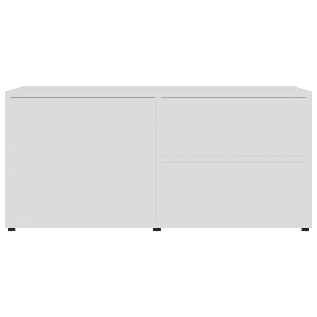 TV Cabinet White 80x34x36 cm Engineered Wood