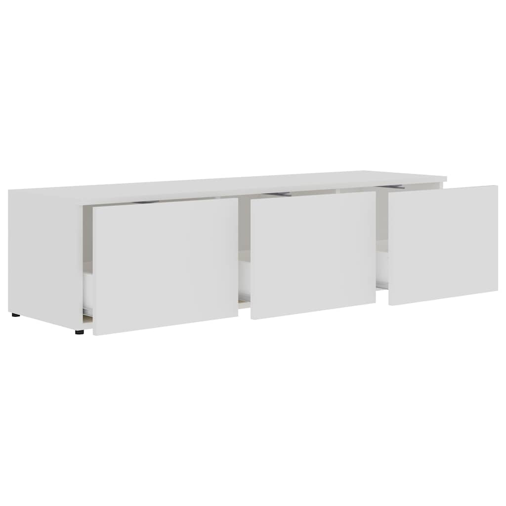 TV Cabinet White 120x34x30 cm Engineered Wood