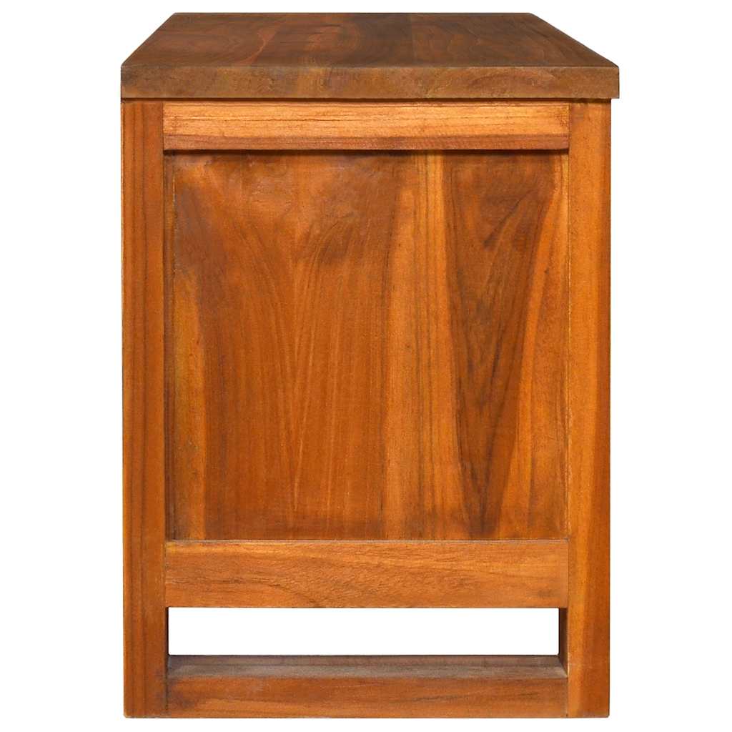 TV Cabinet 110x30x40 cm Solid Teak Wood