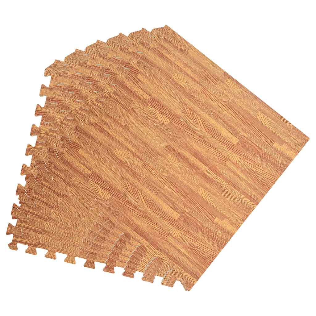 Floor Mats 24 pcs Wood Grain 8.64 m? EVA Foam