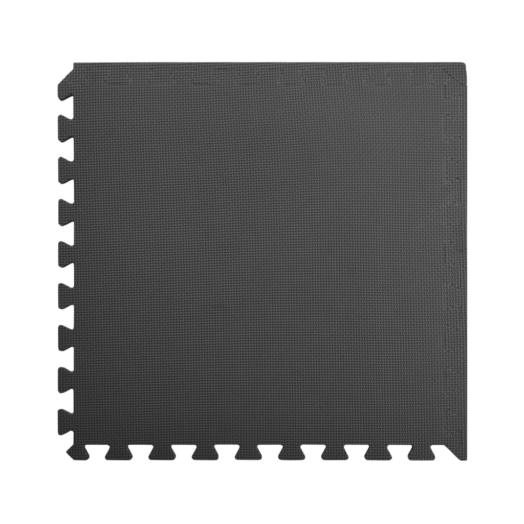 Floor Mats 12 pcs 4.32 m² EVA Foam Black
