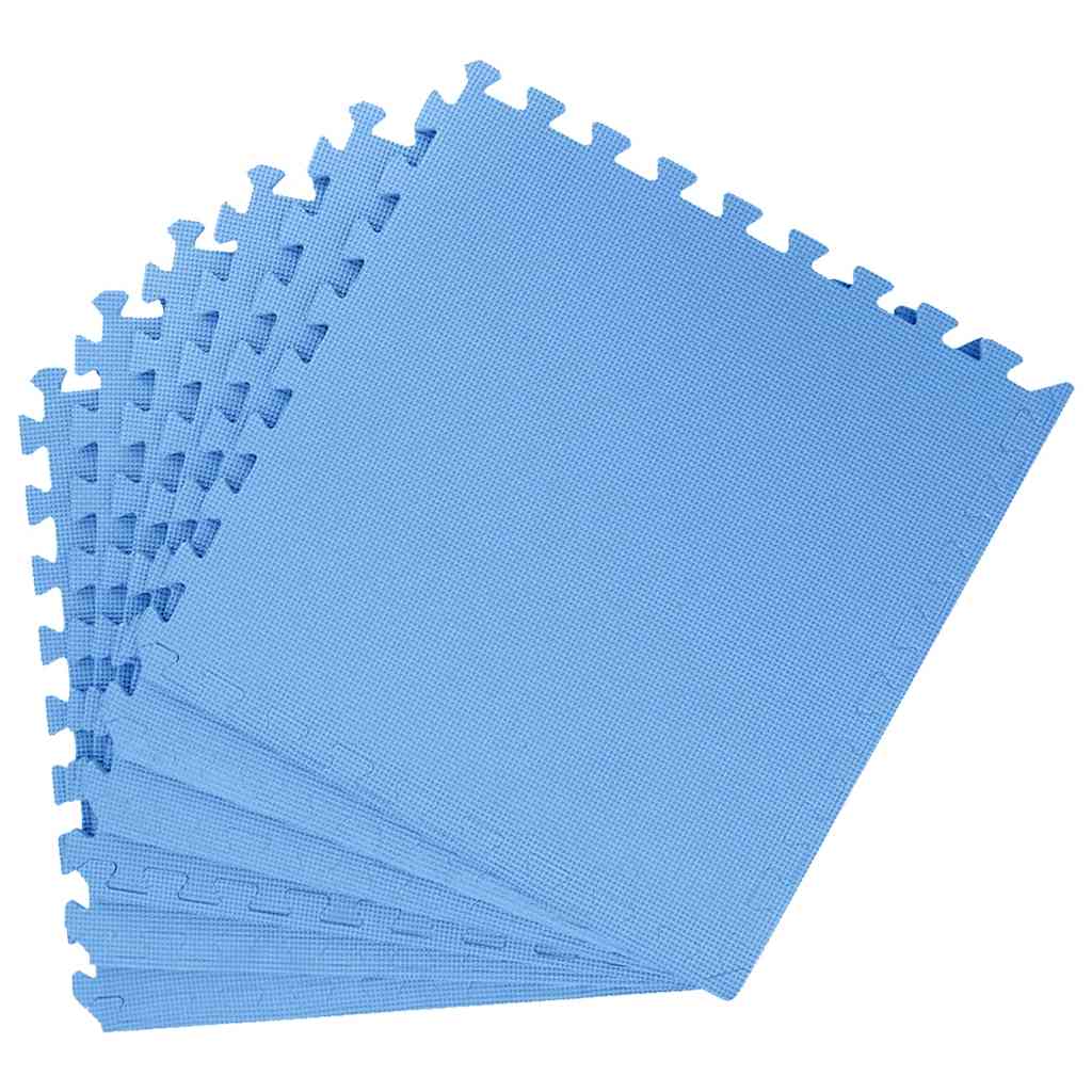 Floor Mats 12 pcs 4.32 m? EVA Foam Blue