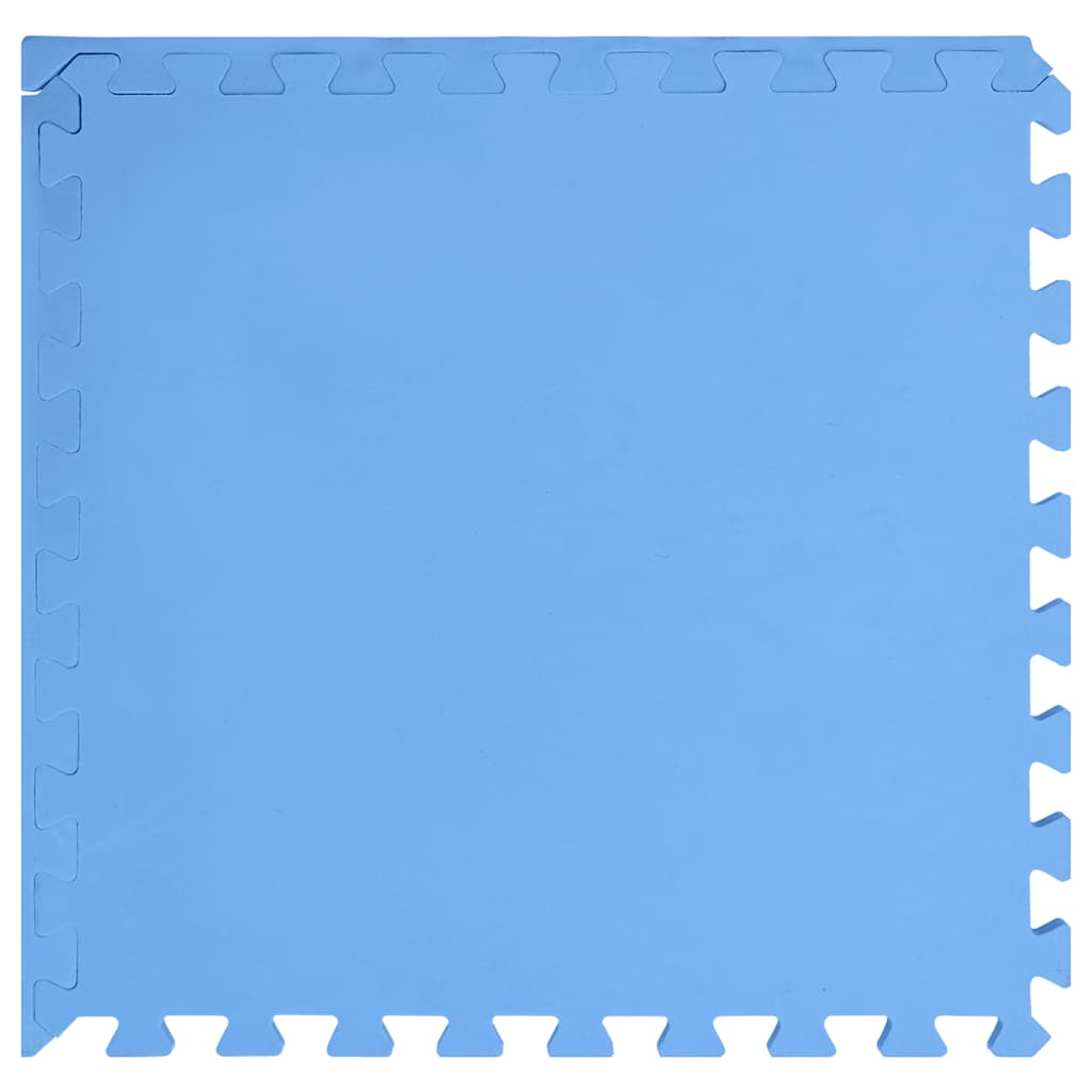 Floor Mats 12 pcs 4.32 m? EVA Foam Blue