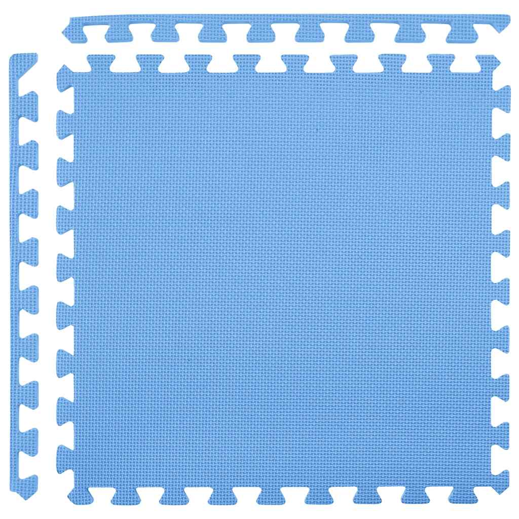 Floor Mats 12 pcs 4.32 m? EVA Foam Blue