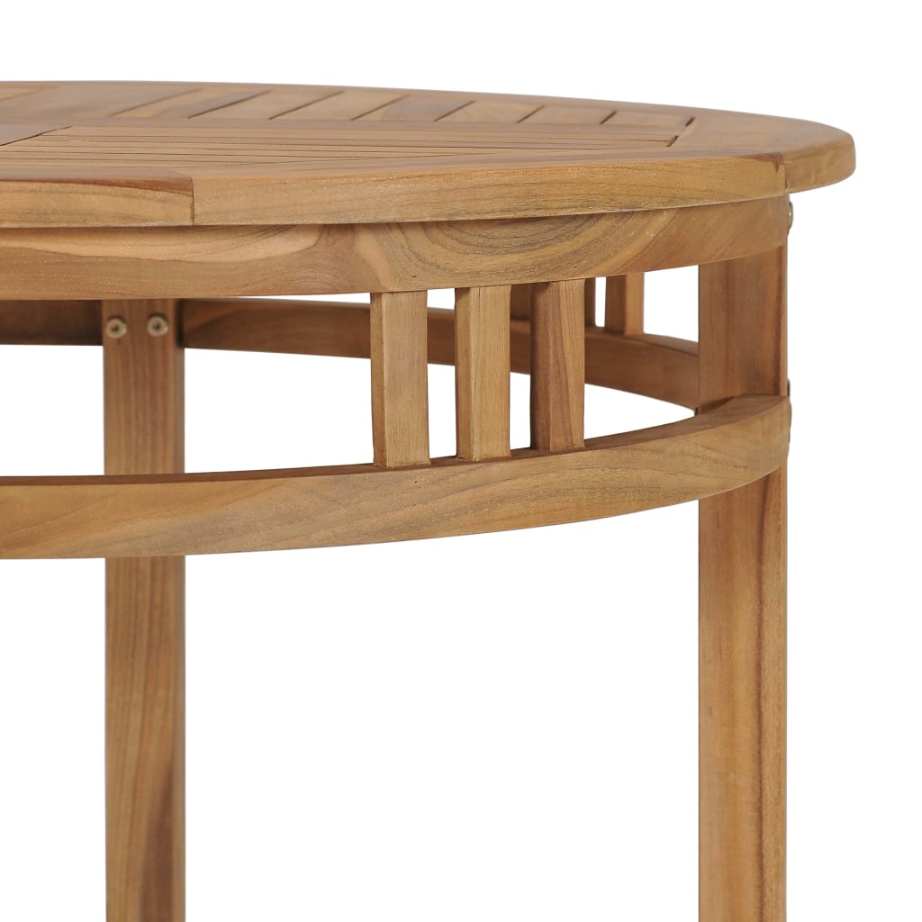 3 Piece Garden Dining Set with Cushions Solid Teak Wood