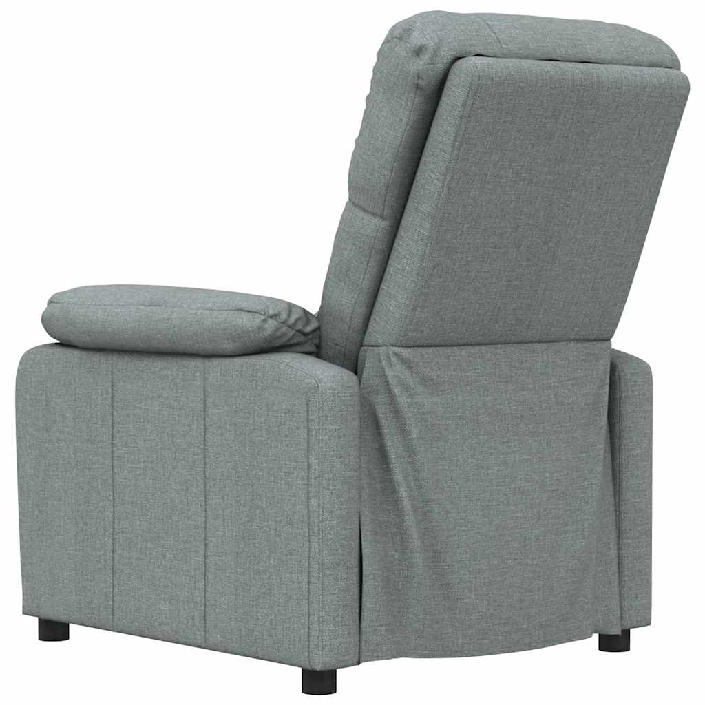 Recliner Chair Dark Grey Fabric
