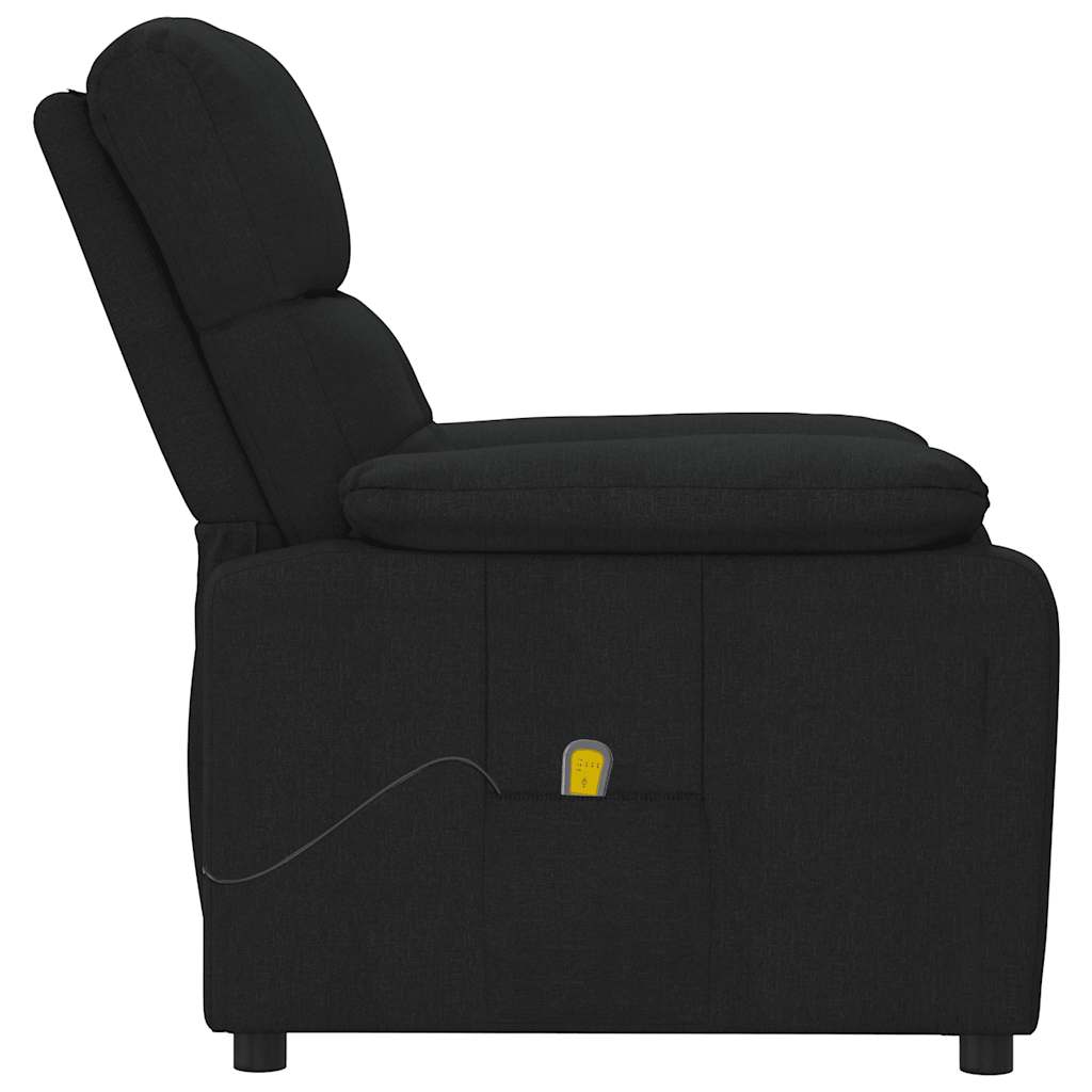 Massage Chair Black Fabric