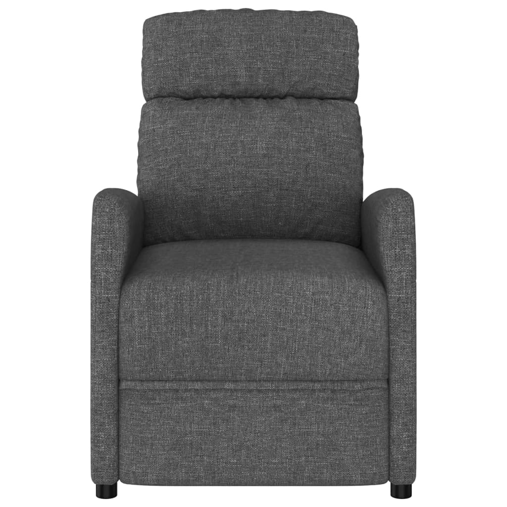 Massage Chair Dark Grey Fabric