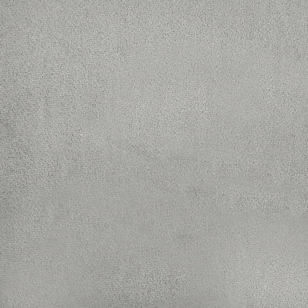 Massage Chair Light Grey Faux Suede Leather