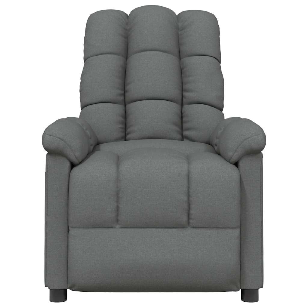 Massage Chair Dark Grey Fabric