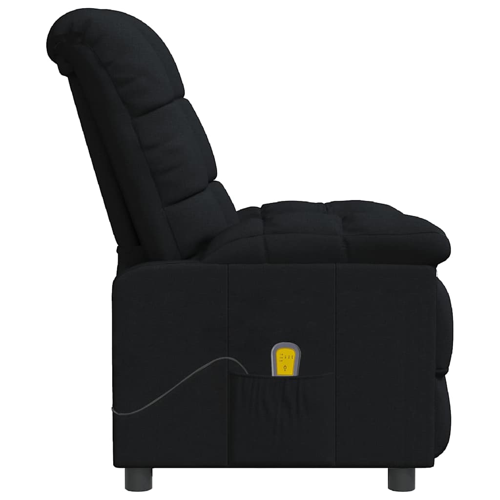 Massage Chair Black Fabric