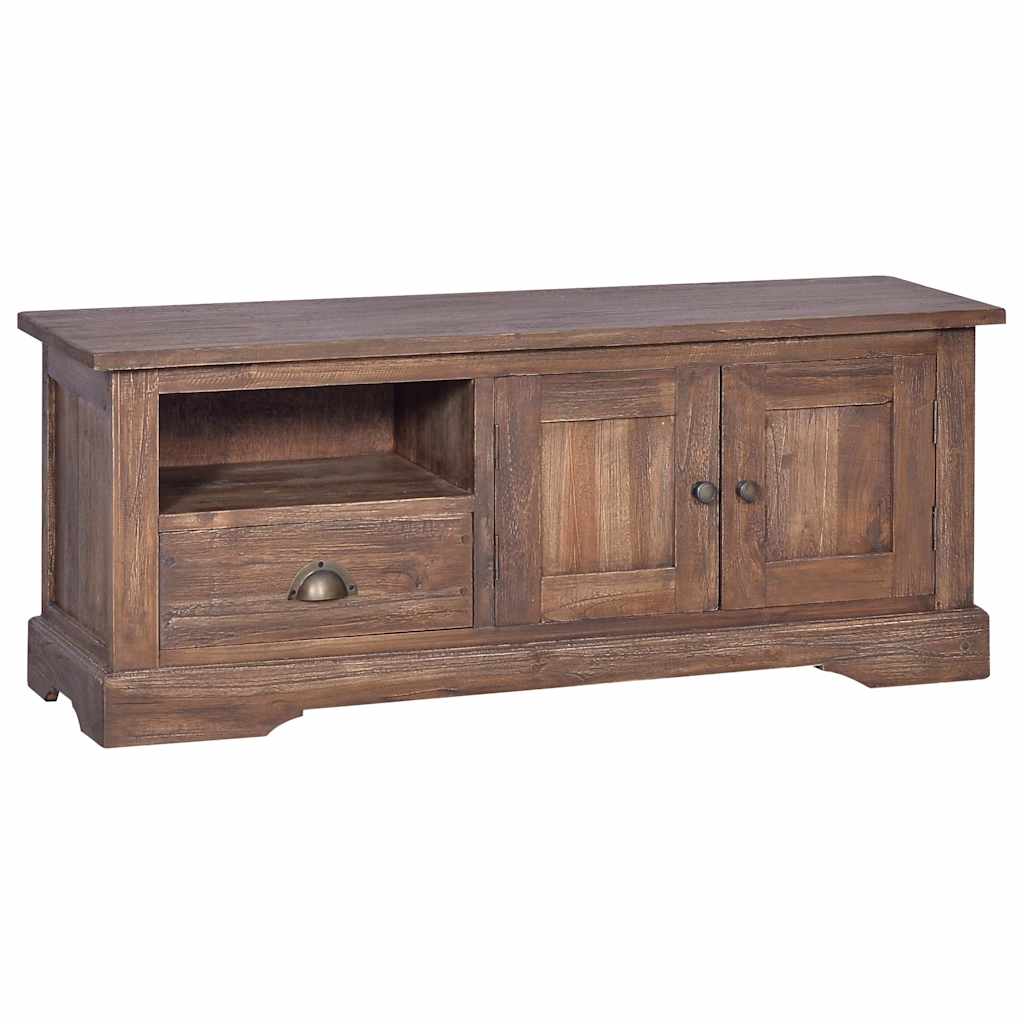 TV Cabinet 100x30x40 cm Solid Teak Wood
