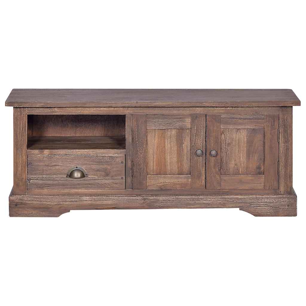 TV Cabinet 100x30x40 cm Solid Teak Wood