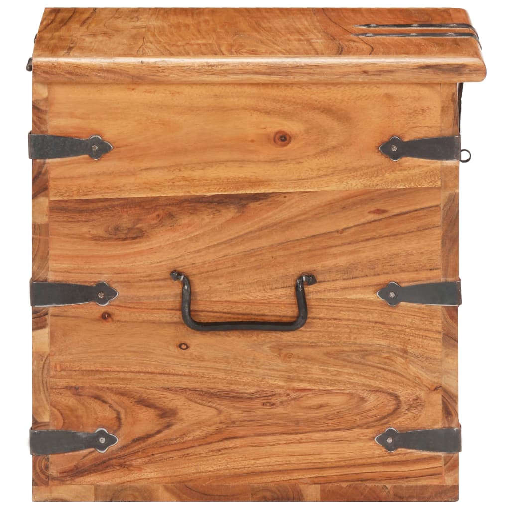Chest 40x40x40 cm Solid Acacia Wood