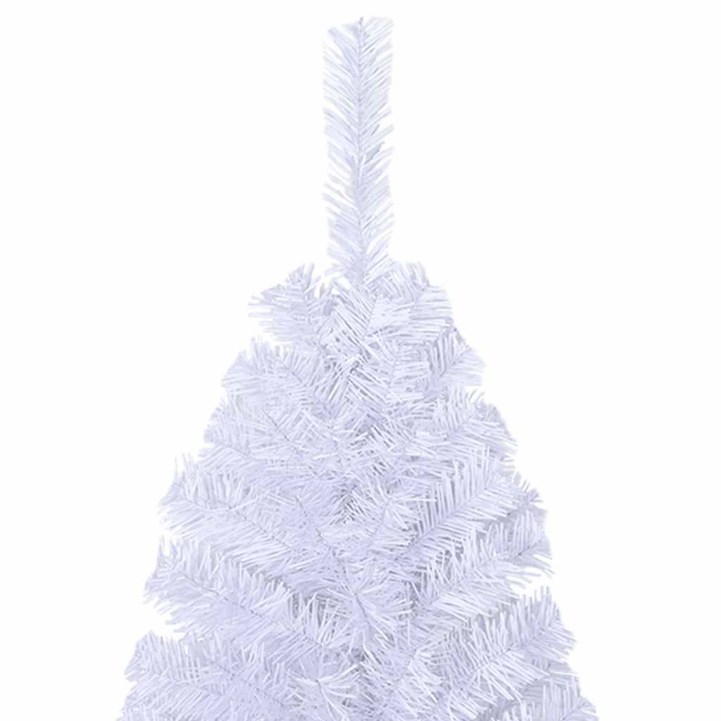 Artificial Christmas Tree with Thick Branches White 180 cm PVC