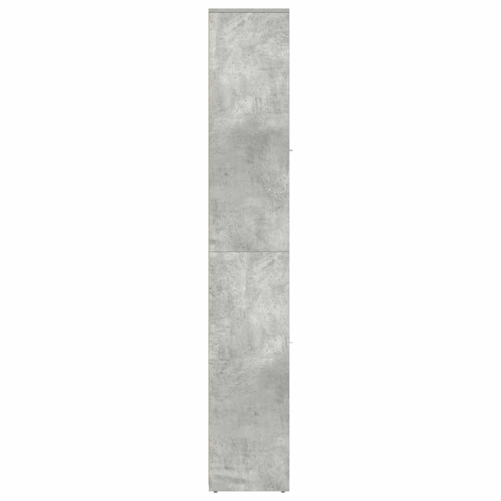 Bathroom Cabinet Concrete Grey 30x30x183.5 cm Engineered Wood