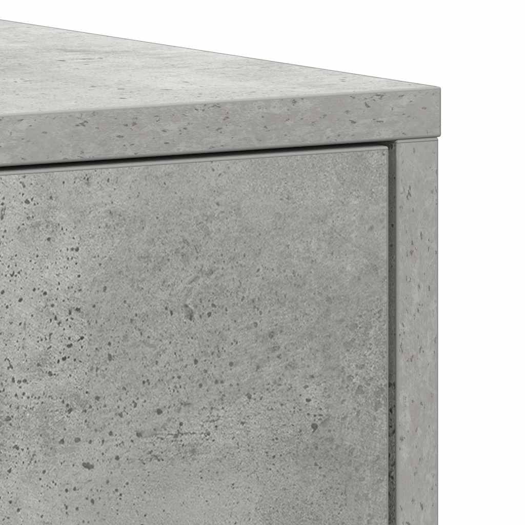 Bathroom Cabinet Concrete Grey 30x30x183.5 cm Engineered Wood
