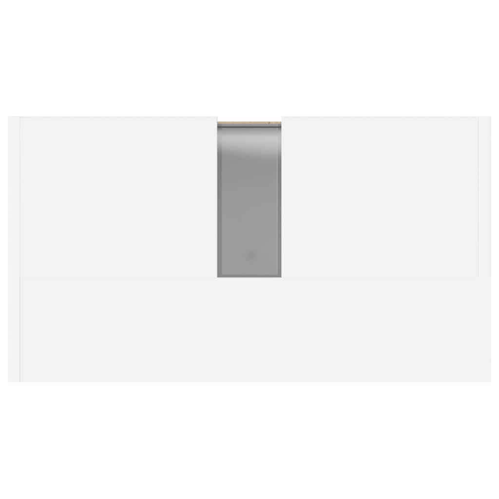 Bathroom Cabinet High Gloss White 60x33x61 cm Engineered Wood