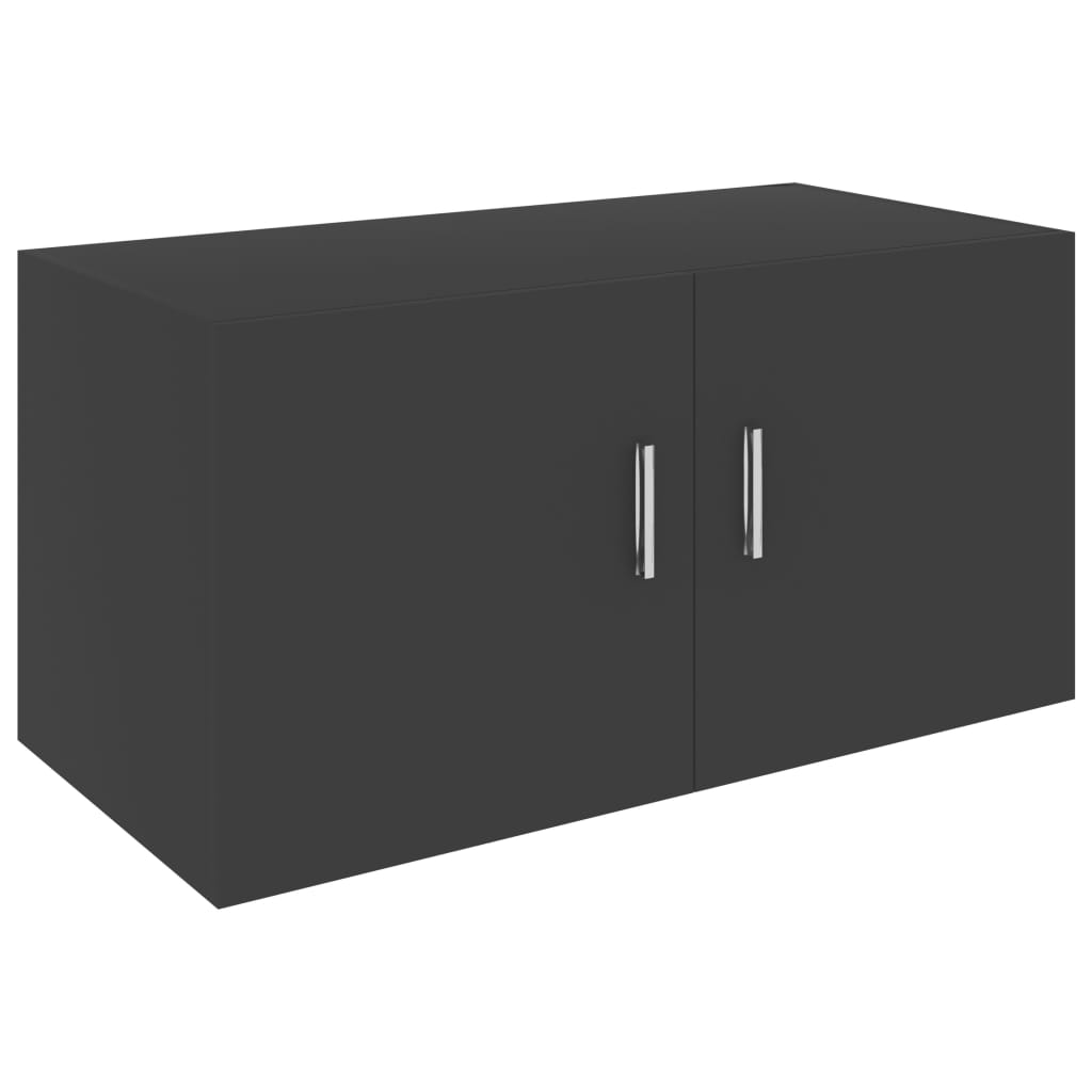 Wall Mounted Cabinet Grey 80x39x40 cm Engineered Wood