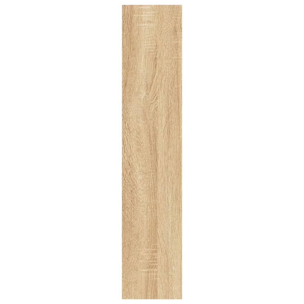 Wall Shelf Sonoma Oak 90x16x78 cm Engineered Wood
