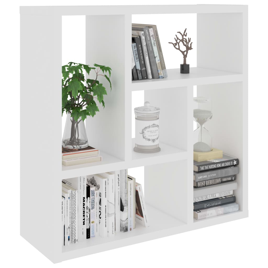 Wall Shelf White 45x16x45 cm Engineered Wood