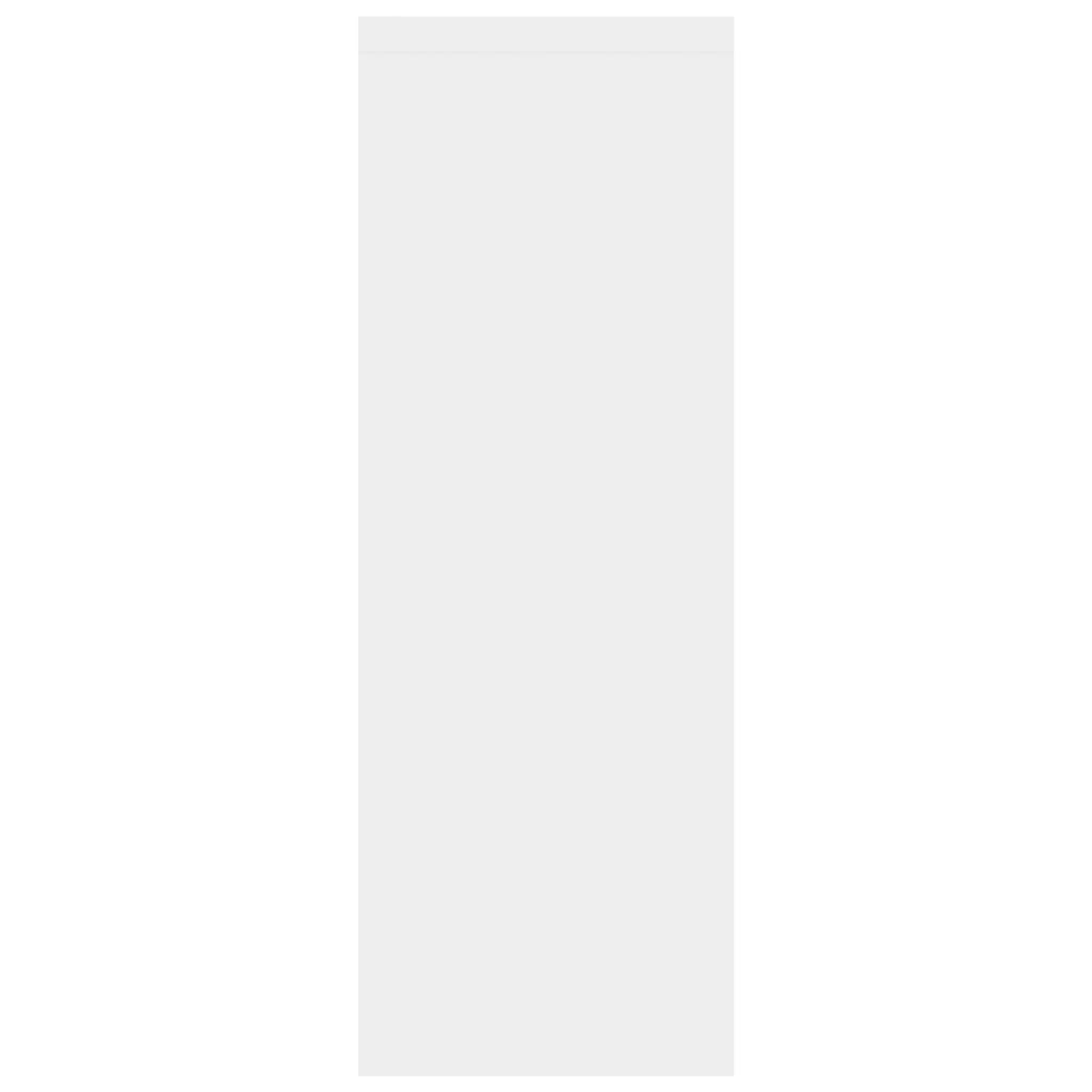 Wall Shelf White 45x16x45 cm Engineered Wood