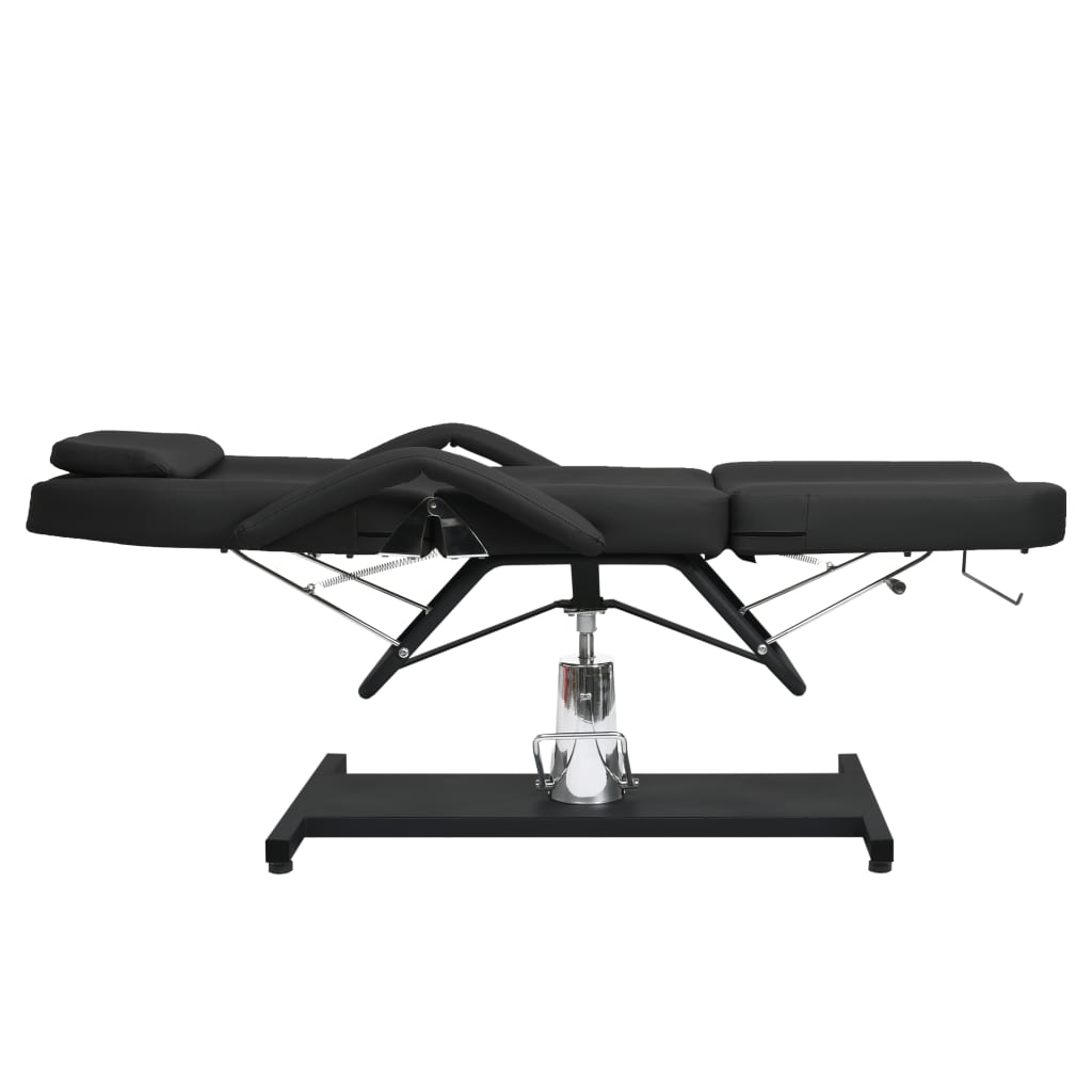 Massage Table Black 180x62x(87-112) cm