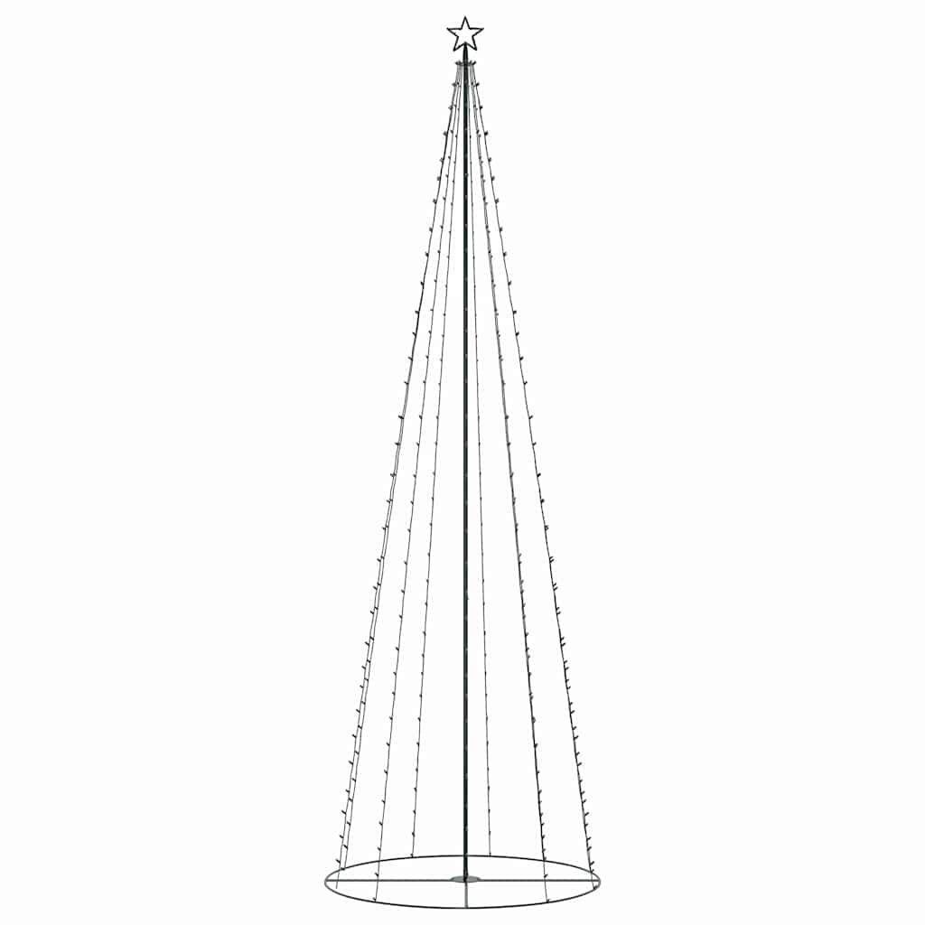 Christmas Cone Tree 330 Warm White LEDs Decoration 100x300 cm