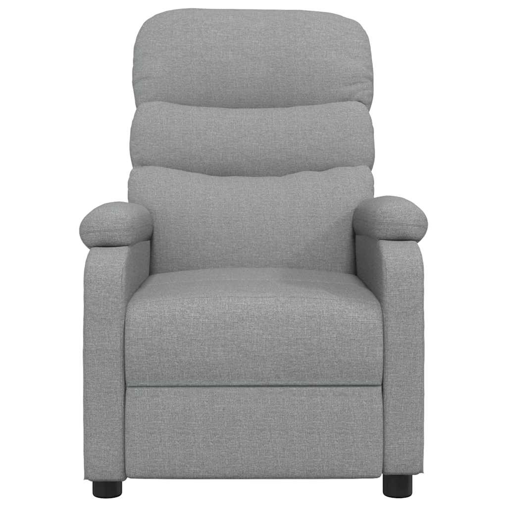 Massage Chair Light Grey Fabric