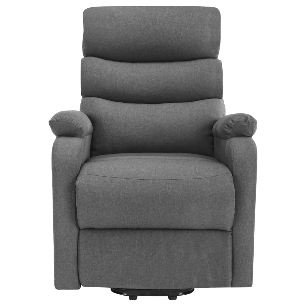 Stand up Massage Chair Light Grey Fabric