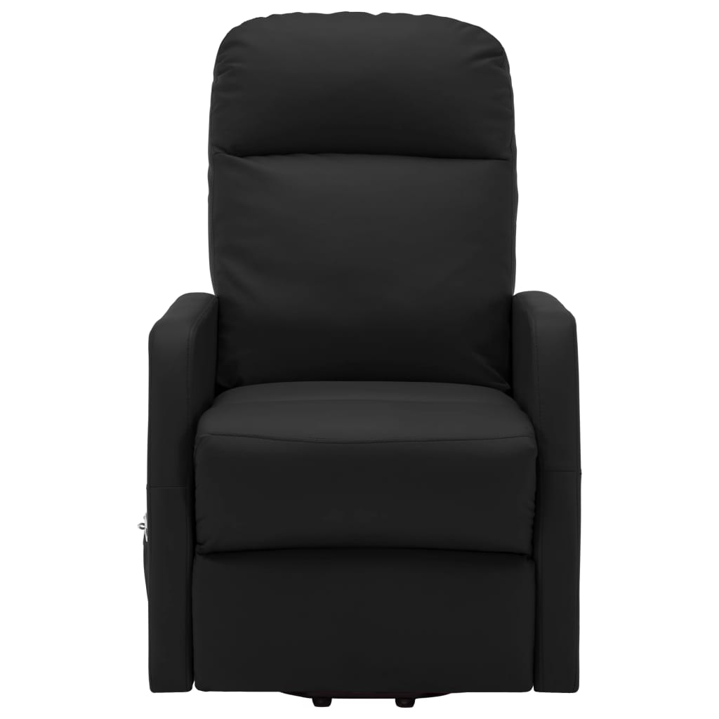 Stand up Massage Chair Black Faux Leather