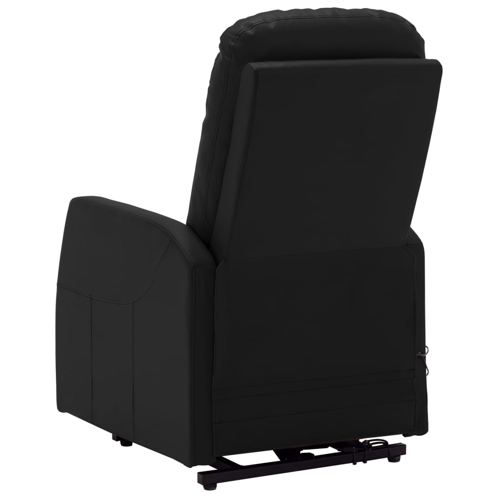 Stand up Massage Chair Black Faux Leather