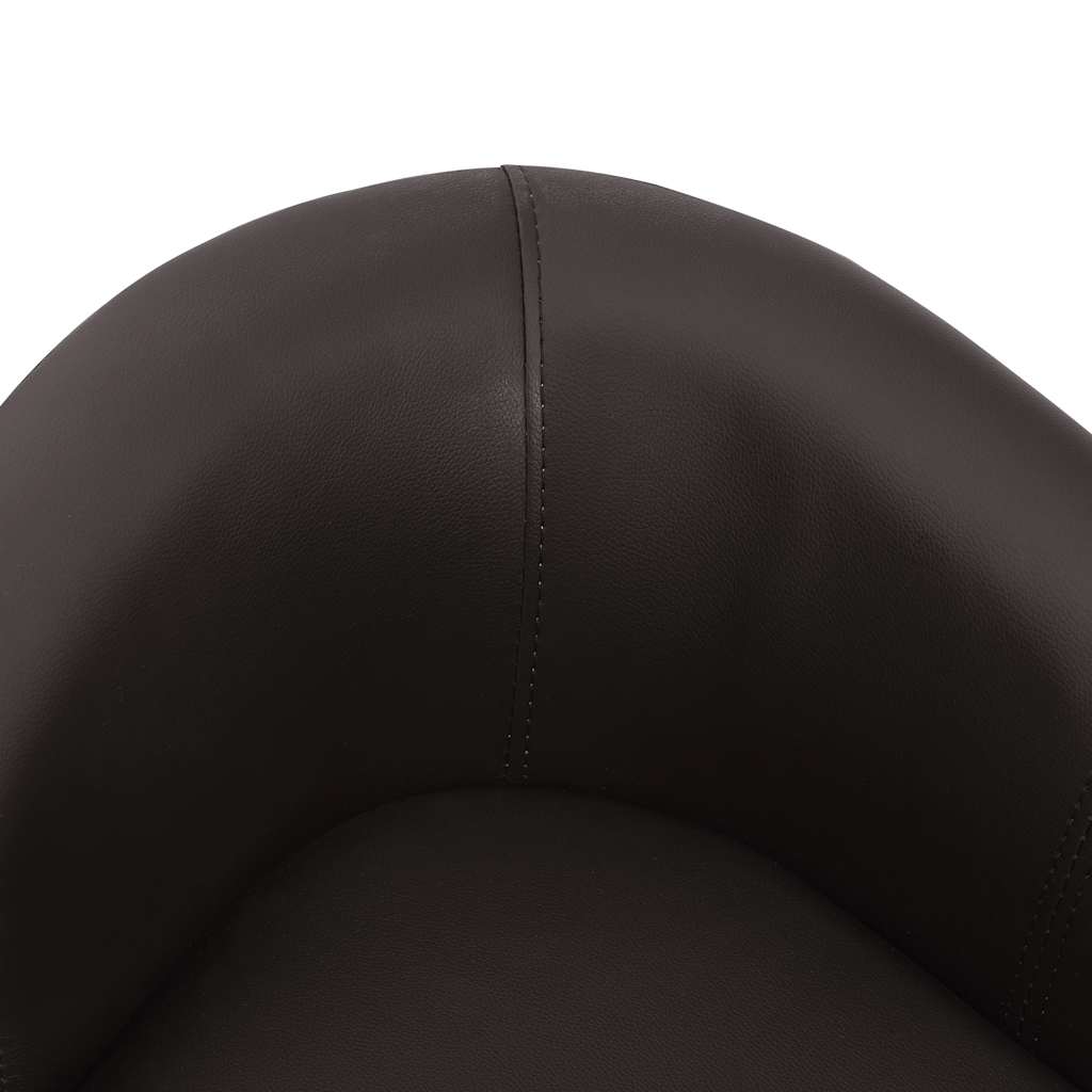 Dog Sofa Brown 67x41x39 cm Faux Leather