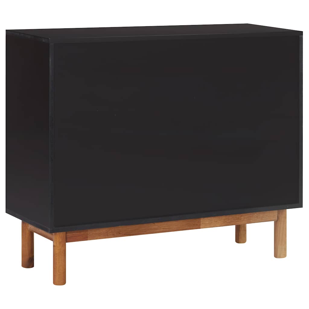 Sideboard 90x33.5x75 cm Solid Acacia Wood and MDF