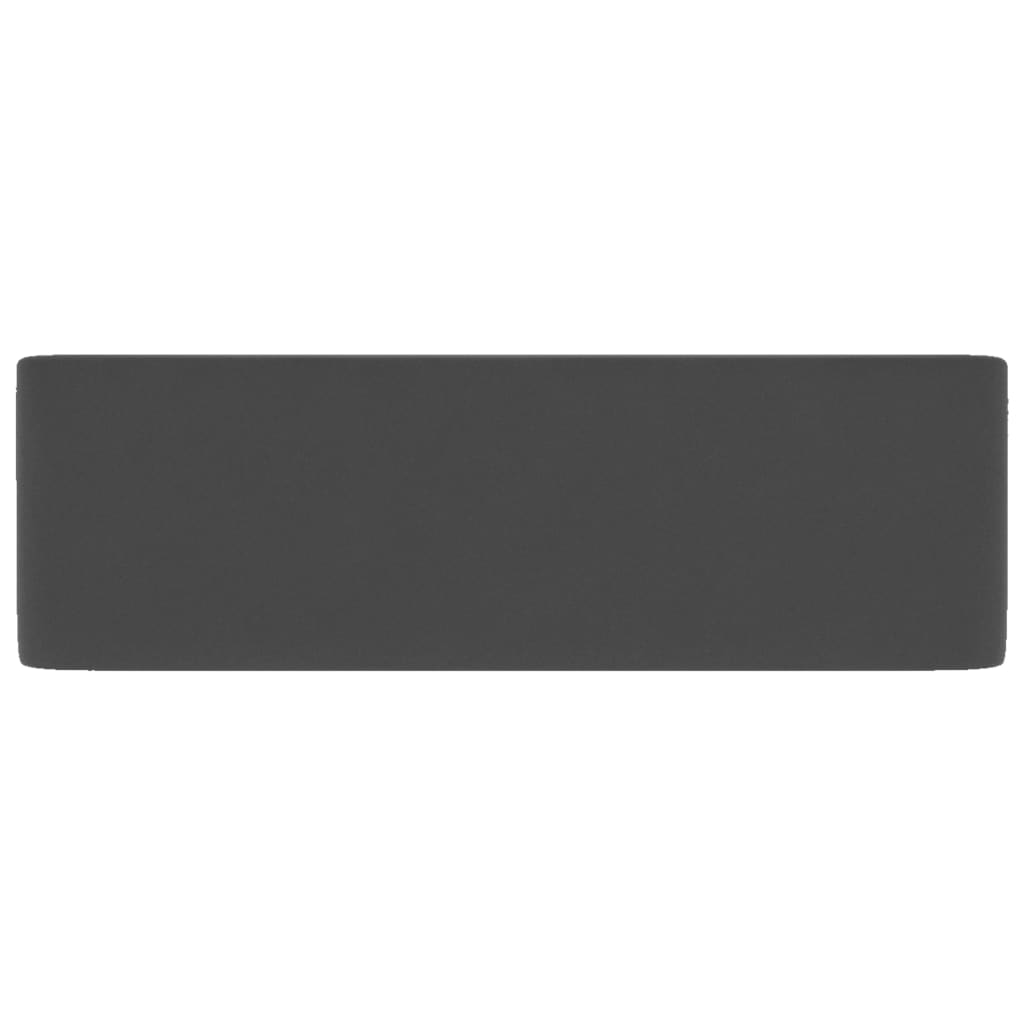 Luxury Wash Basin Matt Dark Grey 41x30x12 cm Ceramic