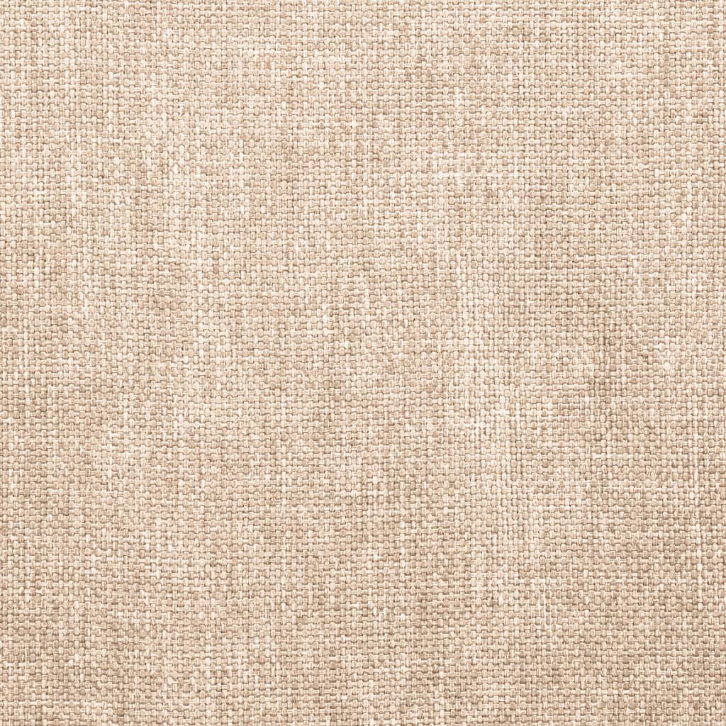 Dining Chairs 2 pcs Cream Fabric