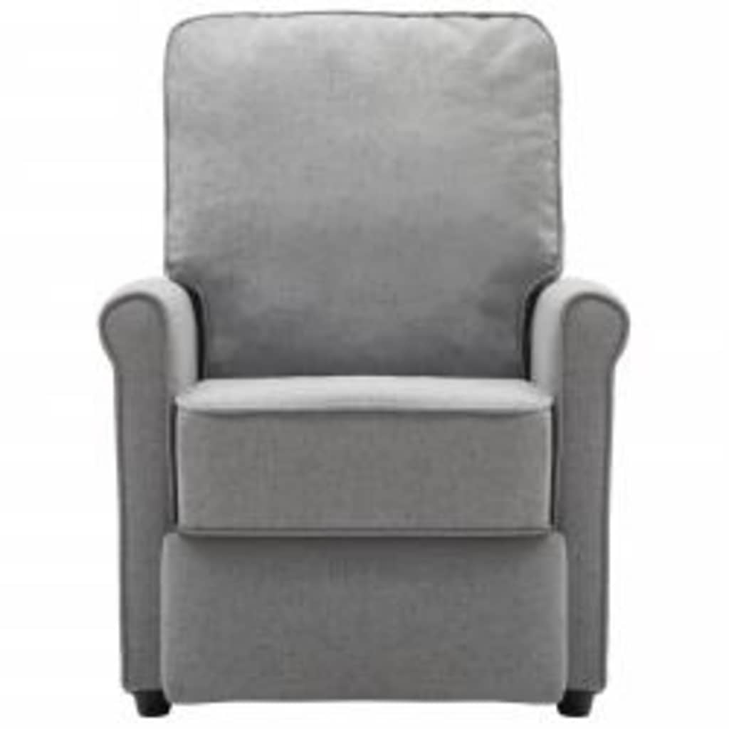 Massage Chair Light Grey Fabric