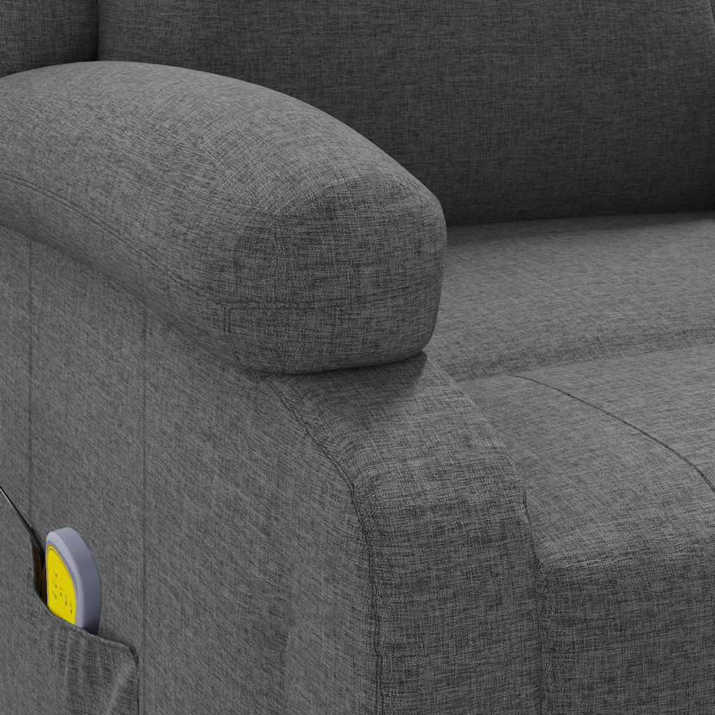 Massage Chair Dark Grey Fabric