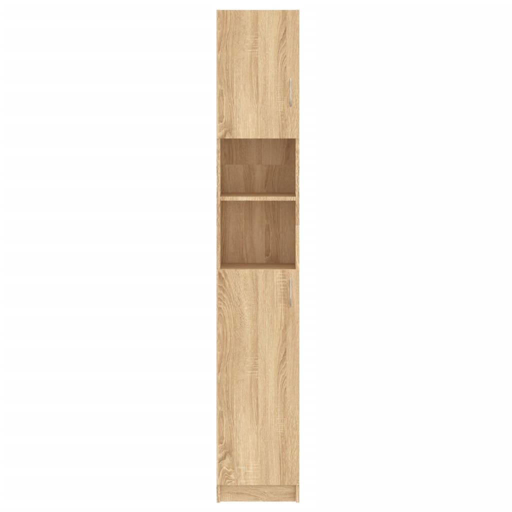 Washing Machine Cabinet Set Sonoma Oak Engineered Wood