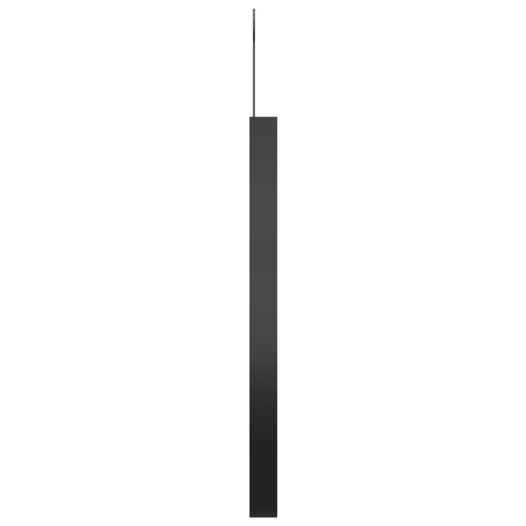 Hanging Mirror with Hook Black 40 cm
