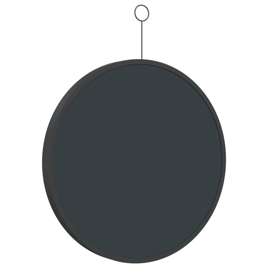 Hanging Mirror with Hook Black 40 cm